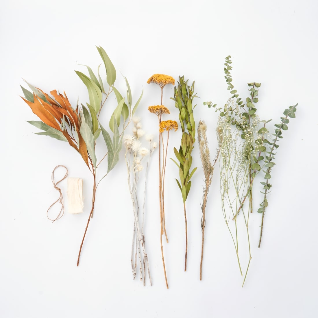 飾るだけでサマになるドライフラワーセット(アキレア・フィリカ)