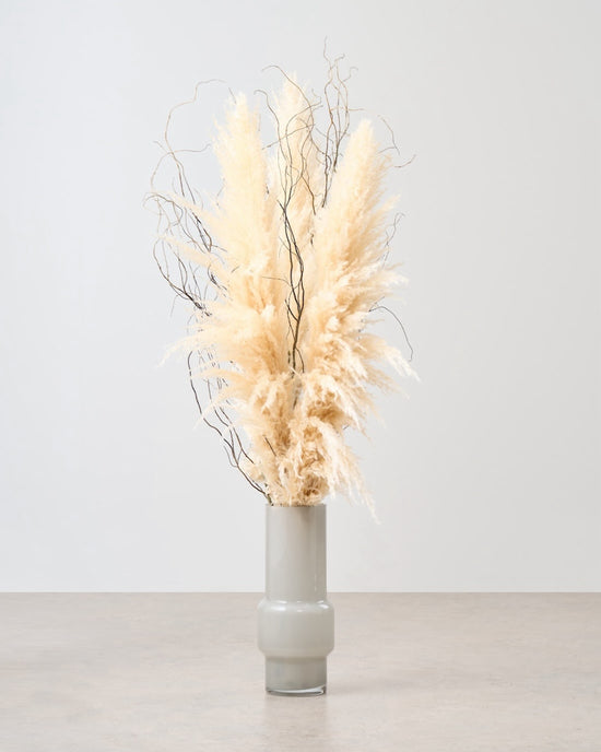 【BIGサイズ】飾るだけでサマになるドライフラワーセット(雲竜柳・パンパスグラス)