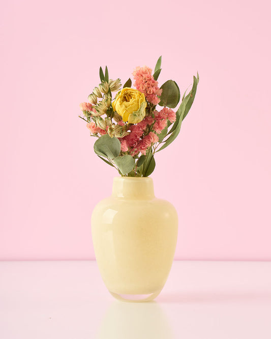 想いをはこぶ、母の日のドライフラワー&花びんセット<ほどける時間>