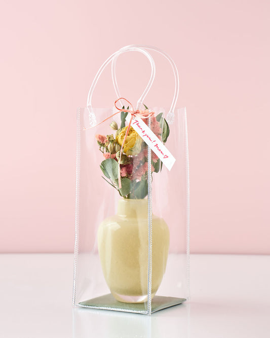 想いをはこぶ、母の日のドライフラワー&花びんセット<ほどける時間>