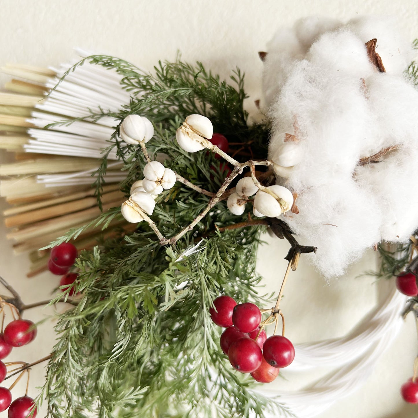 サンキライ・コットン・水引のお正月飾り/5点限定販売