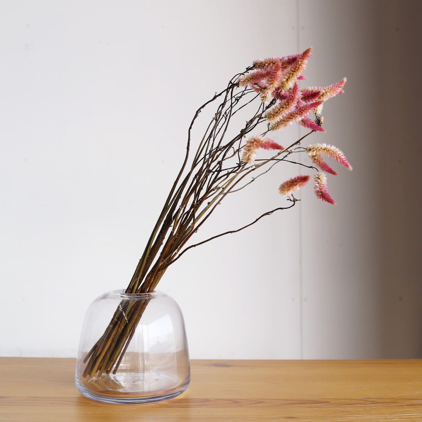 【ふぞろいも愛おしいお得なドライフラワー】ケイトウ セロシアローズベリーパフェ