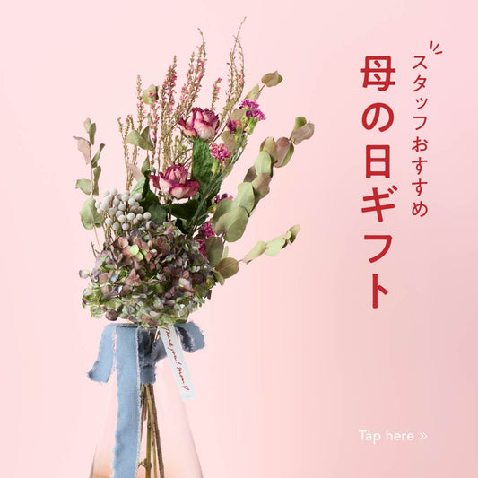 今年の母の日、何あげる？スタッフおすすめのドライフラワーギフト