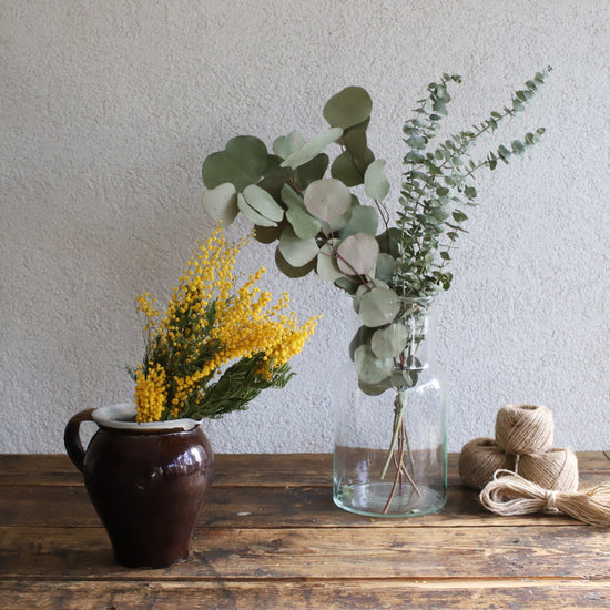 飾るだけでサマになるドライボタニカルセット（ミモザ・ユーカリ）