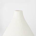 ［フラワーベース］ マットな質感のポーセリンベース プランパー L