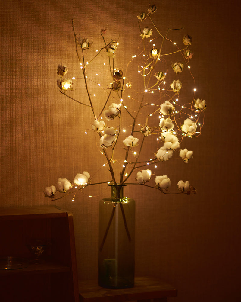 コットンフラワーとの組み合わせがおすすめ