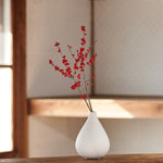 ［フラワーベース］ マットな質感のポーセリンベース プランパー L