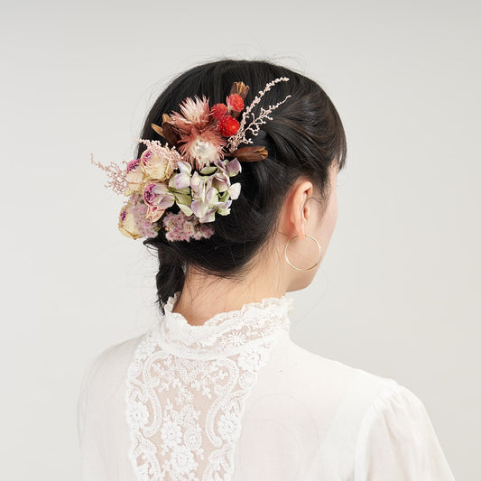 ［ヘアアクセサリー］フローリストおまかせ（ボックス付）