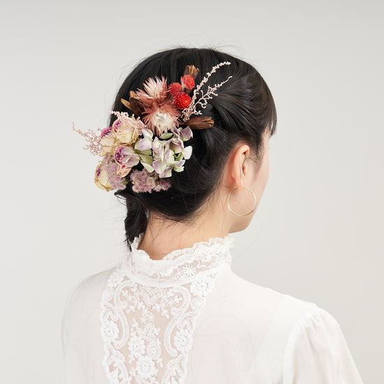 ［ヘアアクセサリー］フローリストおまかせ（ボックス付）