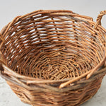 ［インテリア・雑貨／アパレル］Black Willow basket 耳付きバスケット