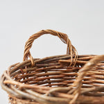 ［インテリア・雑貨／アパレル］Black Willow basket 耳付きバスケット