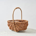 【7月15～順次発送｜予約販売商品】［インテリア・雑貨／アパレル］Black Willow basket オーバルバスケット