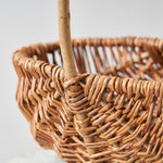 【7月15～順次発送｜予約販売商品】［インテリア・雑貨／アパレル］Black Willow basket オーバルバスケット