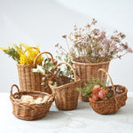 【7月15～順次発送｜予約販売商品】［インテリア・雑貨／アパレル］Black Willow basket オーバルバスケット