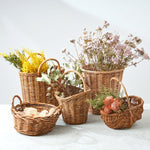 ［インテリア・雑貨／アパレル］Black Willow basket 耳付きバスケット