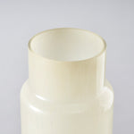 ［フラワーベース］ 大きなミルキーガラスベース