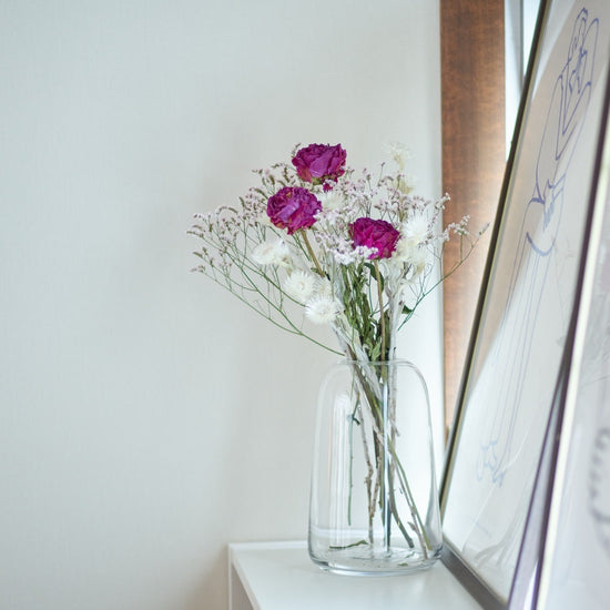 芍薬とおすすめドライフラワーのセット