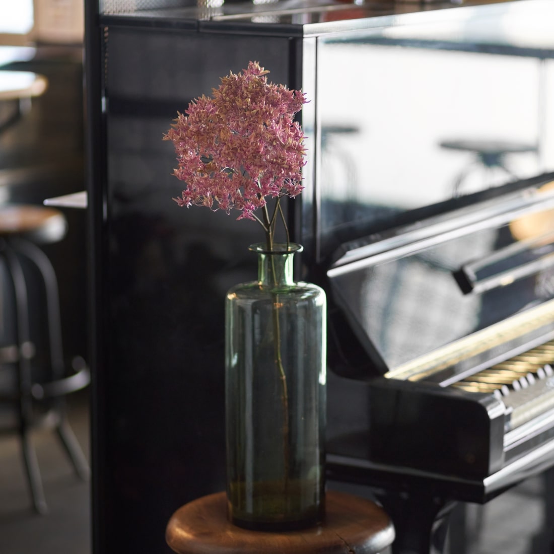 ジャパン ヴィンテージ ガラス ベース ピンク グラデーション 花器 花瓶 ジャパン ヴィンテージ ガラス ベース ピンク グラデーション 花器 花瓶