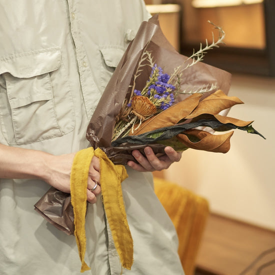 メンズライクに飾るドライボタニカルセット