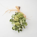 ＜イノセント＞紫陽花アナベル・ユーカリ・エバーラスティングのスワッグ