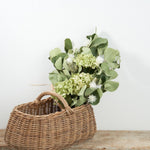 ＜イノセント＞紫陽花アナベル・ユーカリ・エバーラスティングのスワッグ