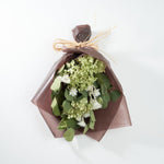 ＜イノセント＞紫陽花アナベル・ユーカリ・エバーラスティングのスワッグ