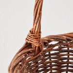 ［インテリア・雑貨／アパレル］Black Willow basket ラウンドバスケット