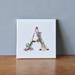 押し花のアートパネル｜フローリストおまかせ