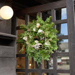 ＜森のささやき＞エバーグリーンのフレッシュクリスマスリース