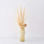 ［フラワーベース］ 大きなミルキーガラスベース