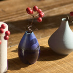 ［フラワーベース］セラミックベース クレイン ブルー