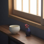 ［フラワーベース］セラミックベース クレイン ブルー