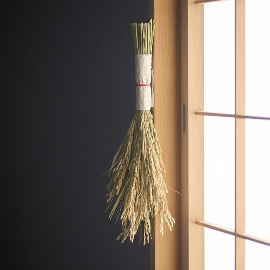 ＜稲光のしらべ＞稲穂のお正月飾り*