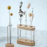 ［フラワーベース］異素材ミックスの一輪挿し