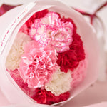【母の日｜数量限定】フレッシュのカーネーションブーケ［ラッピング付］