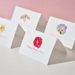 【母の日限定】押し花をあしらった母の日メッセージカード｜Happy Mother's Day