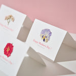 【母の日限定】押し花をあしらった母の日メッセージカード｜Happy Mother's Day