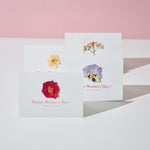 【母の日限定】押し花をあしらった母の日メッセージカード｜Happy Mother's Day
