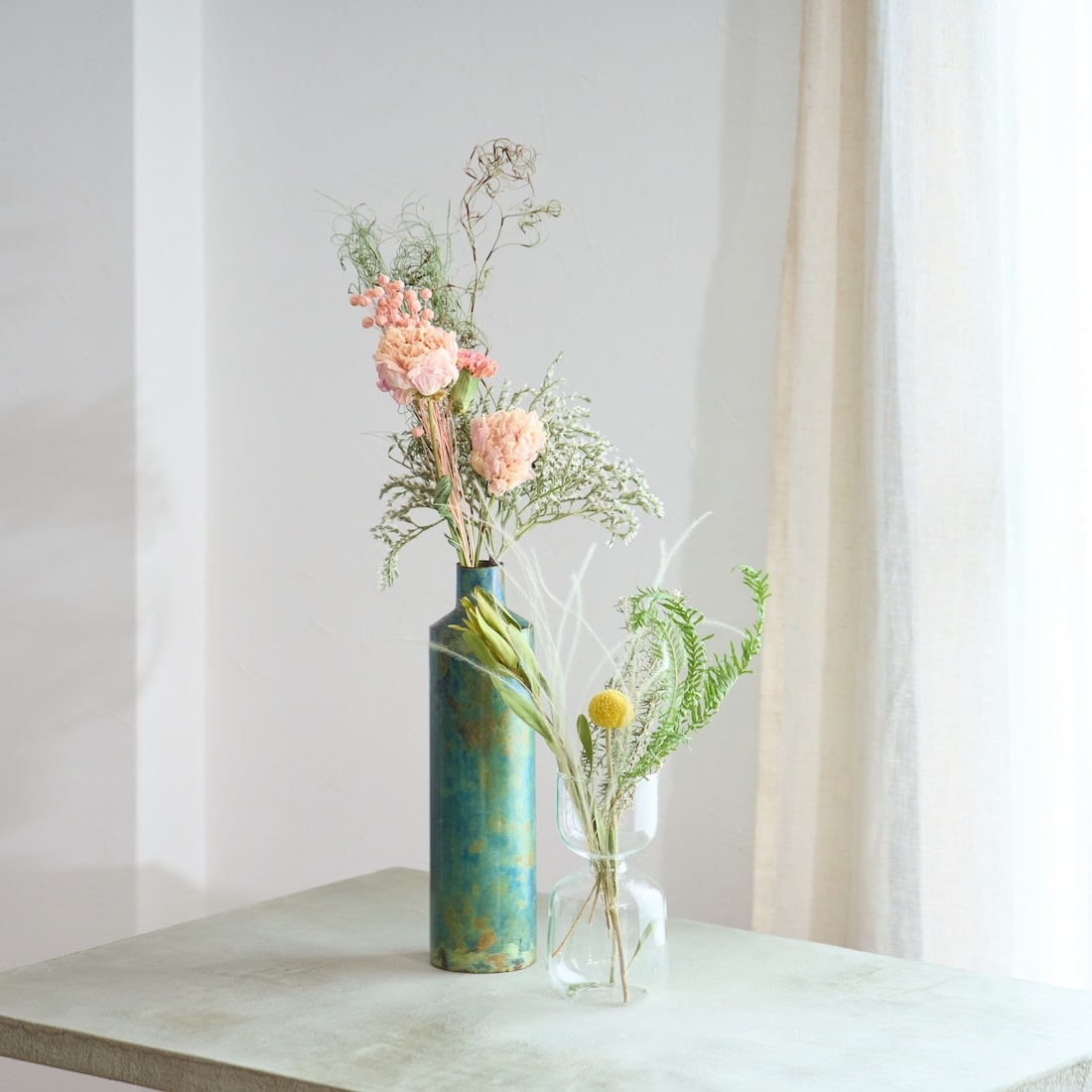 フラワーベース］アイアン ボトルベース（Mサイズ）商品ページ