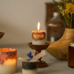 ［雑貨］ドライフラワーのミニキャンドル