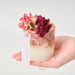 ［雑貨］ドライフラワーのアレンジメント・キャンドル