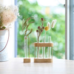 ［フラワーベース］異素材ミックスの一輪挿し