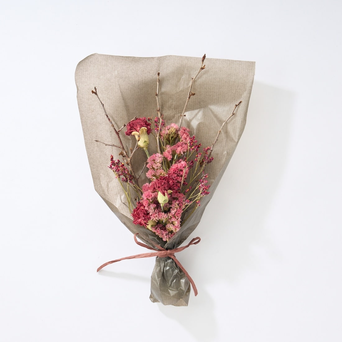 色とりどり・ドライフラワーのブーケ（ラッピング付）商品ページ - 土