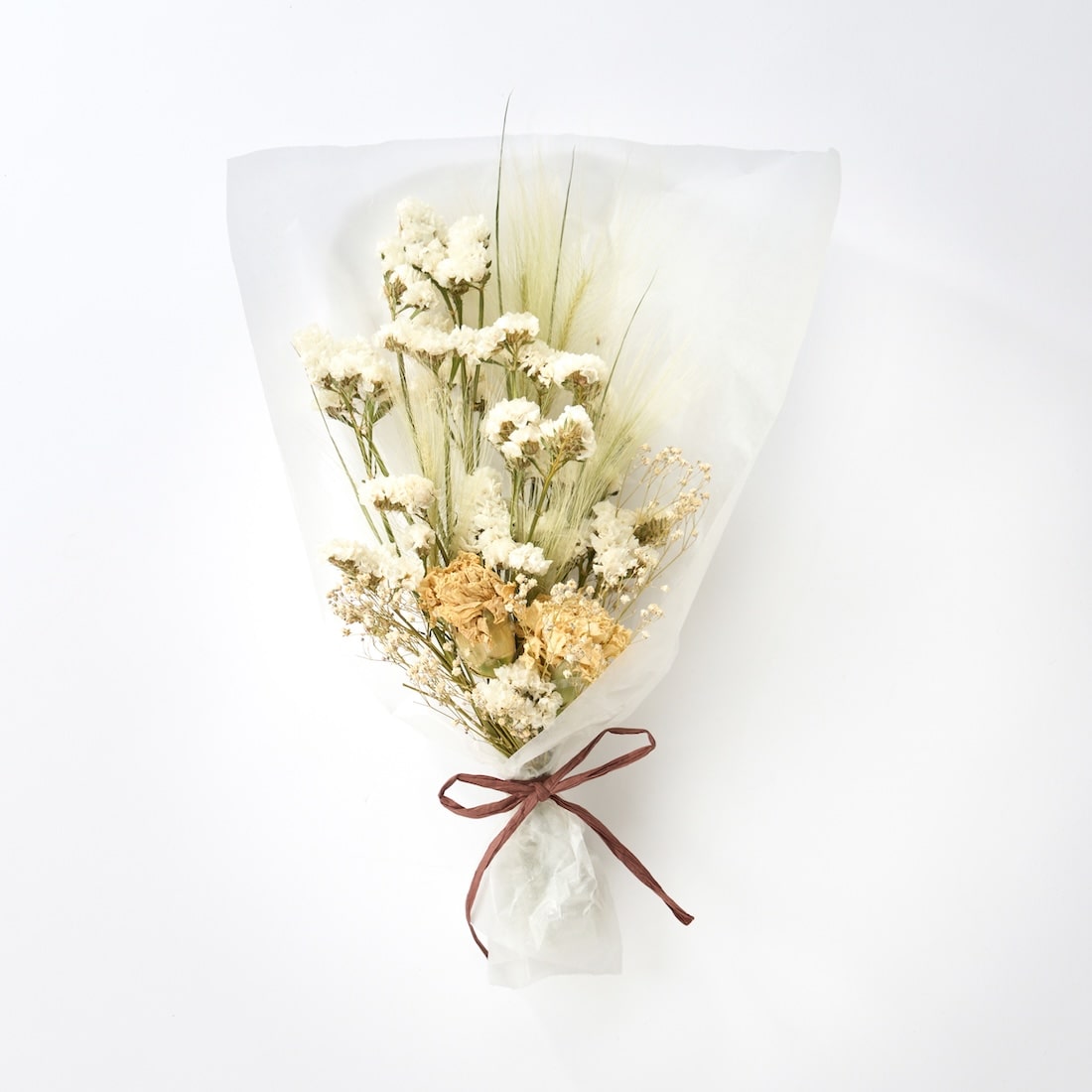 色とりどり・ドライフラワーのブーケ（ラッピング付）商品ページ - 土