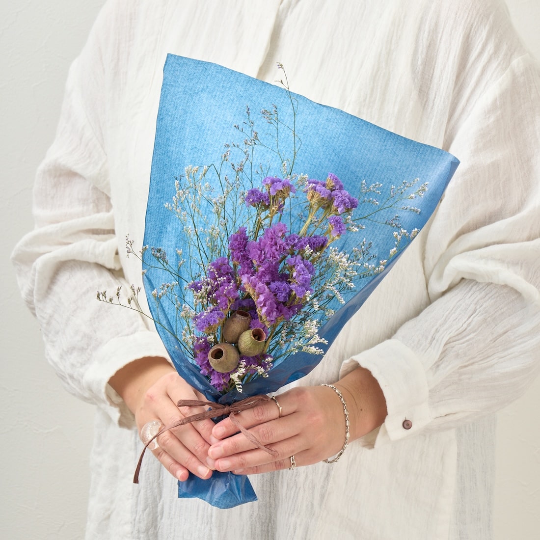 色とりどり・ドライフラワーのブーケ［ラッピング付］