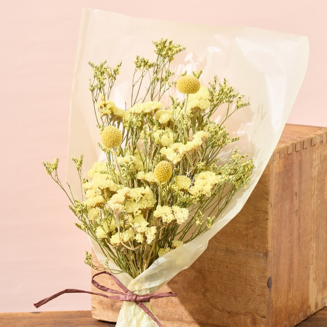 色とりどり・ドライフラワーのブーケ（ラッピング付）商品ページ - 土