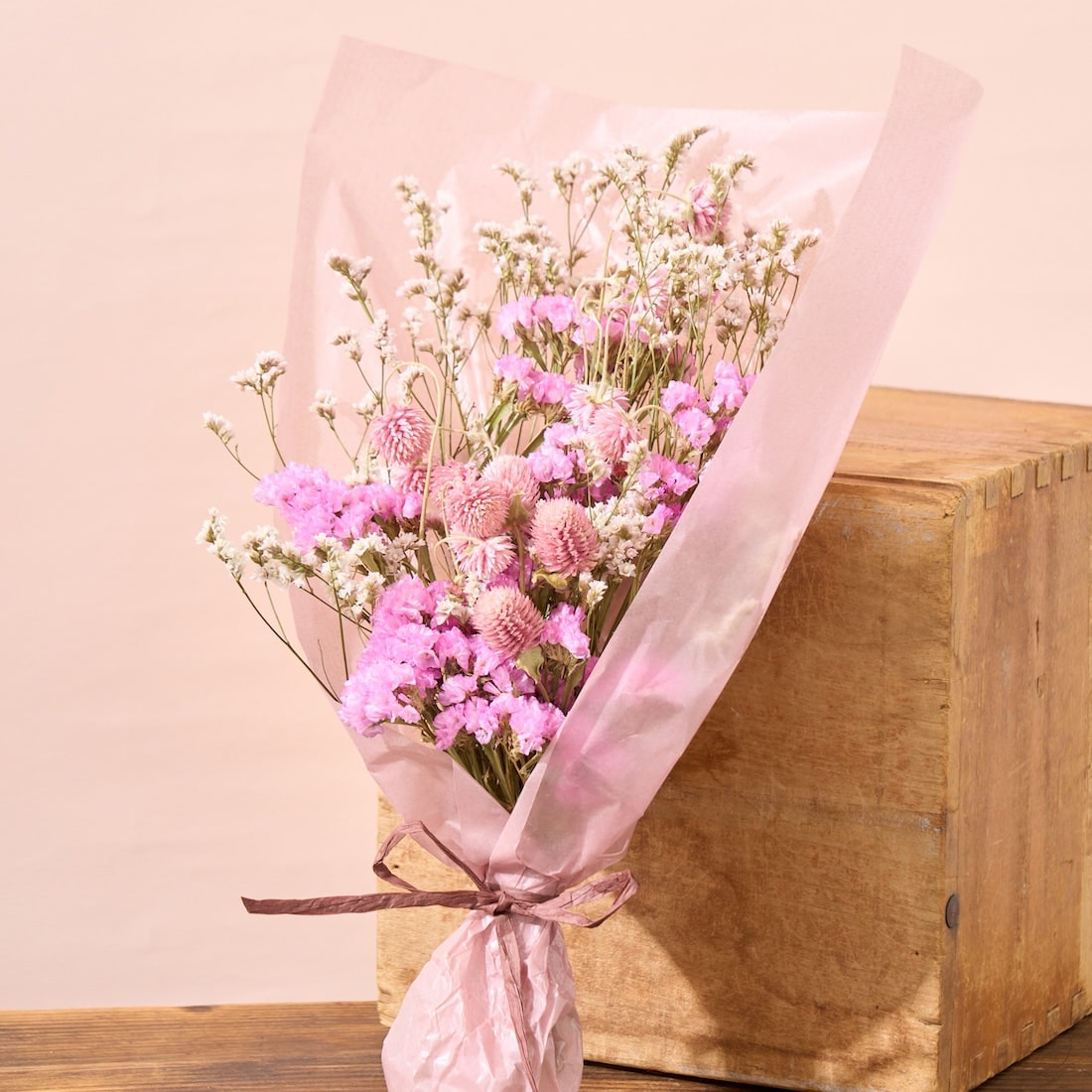 色とりどり・ドライフラワーのブーケ［ラッピング付］