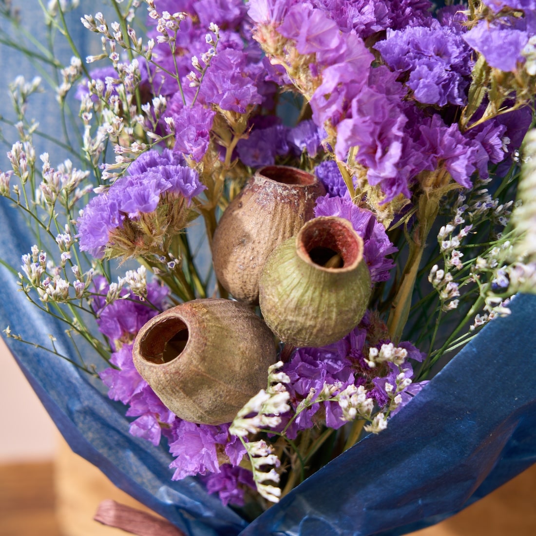 色とりどり・ドライフラワーのブーケ［ラッピング付］