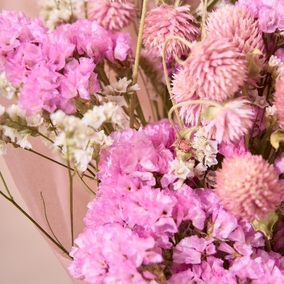 色とりどり・ドライフラワーのブーケ［ラッピング付］