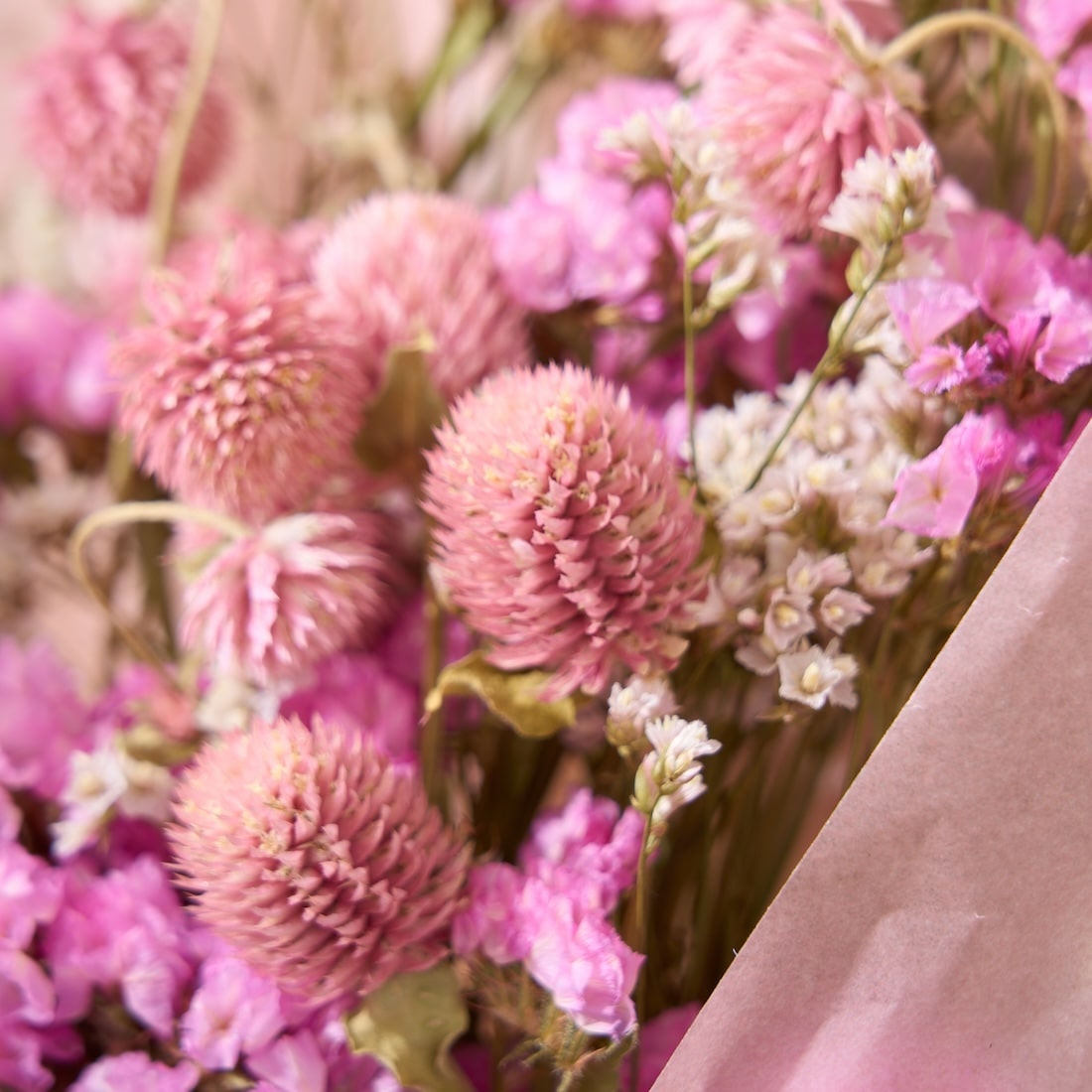 色とりどり・ドライフラワーのブーケ［ラッピング付］